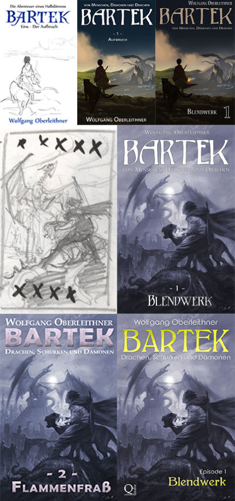 Bartek, Blendwerk, Cover-Evolution